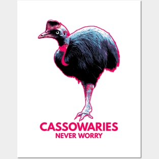 Be A Cassowary Because Posters and Art